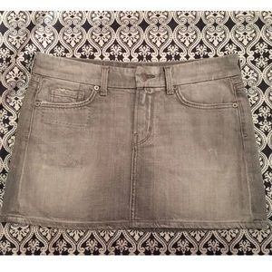 Citizens Of Humanity Gray Jean Mini skirt Size 28